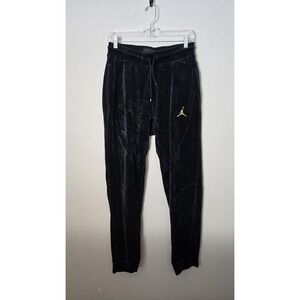 Jordan Velvet Black Women's Joggers. Size S